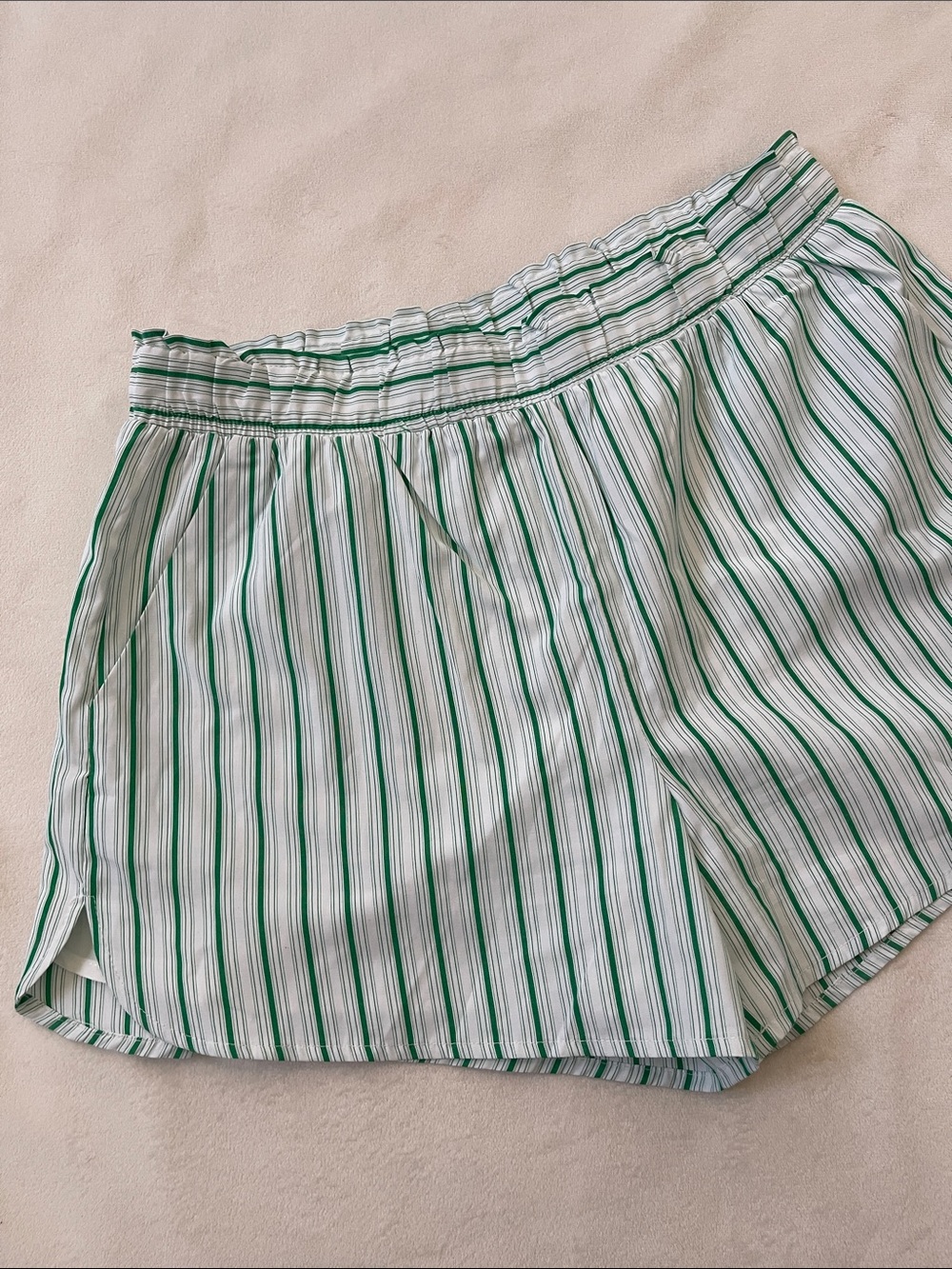 Skylar Rose Green Striped Shorts🌿 - Picture 2 of 8